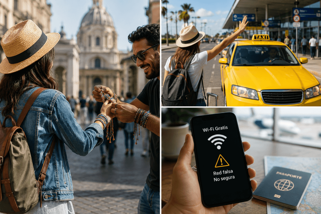 Cómo evitar estafas comunes cuando viajas al extranjero