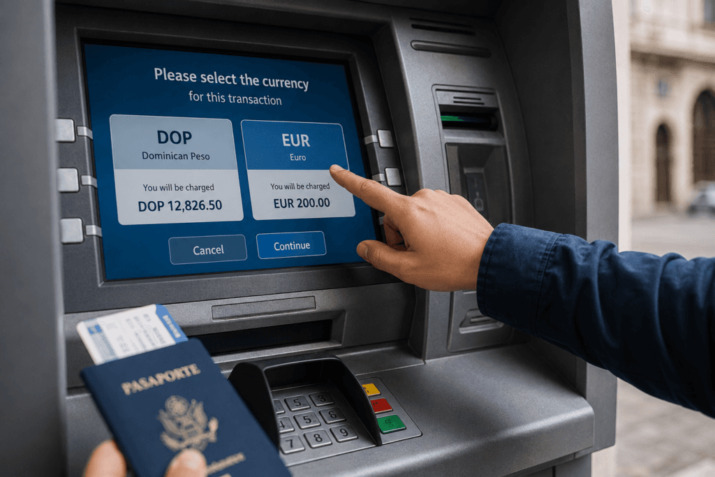 Cómo evitar que te cobren de más al sacar dinero en Europa
