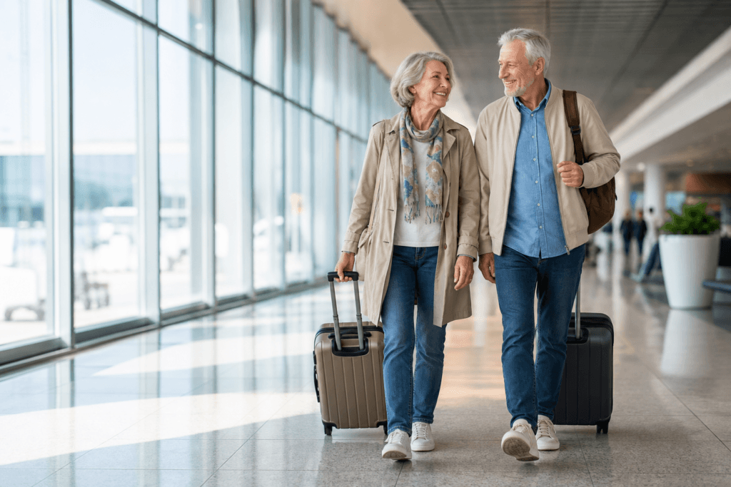 Viajar con adultos mayores: cómo preparar un viaje internacional cómodo y seguro